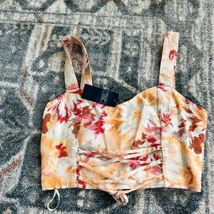 Abercrombie & Fitch Linen Blend Top